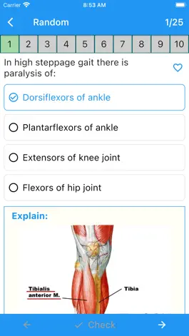 Game screenshot Physiotherapy Quiz hack