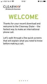 clearway dialer iphone screenshot 1