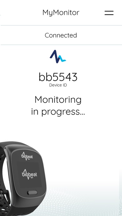 Hospital at Home Wrist-monitor Screenshot