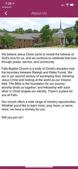 Game screenshot Falls Baptist - Wake Forest NC apk