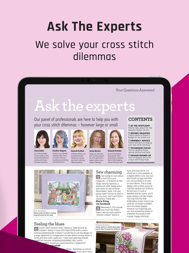 just cross stitch magazine february 2019