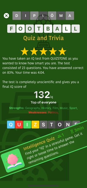 Quiz Futebol 2020 na App Store