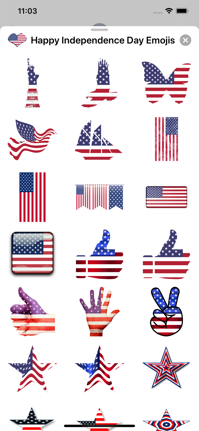 Happy Independence Day Emojis