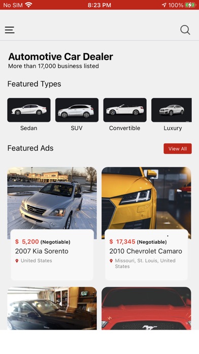 Pick or Sell Cars Screenshot
