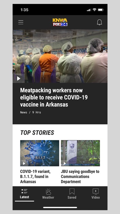 KNWA & Fox24 News Screenshot