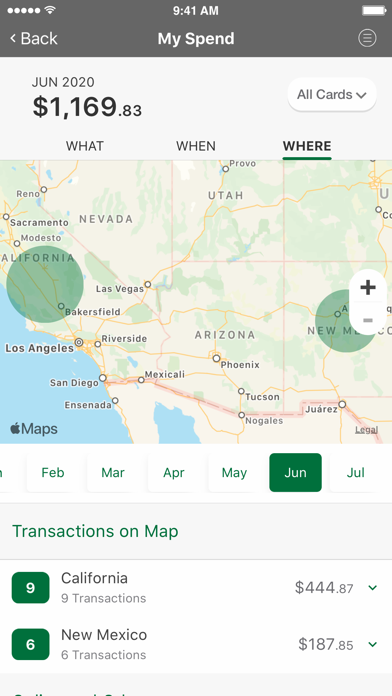 Merchants Bank Credit Card App Screenshot