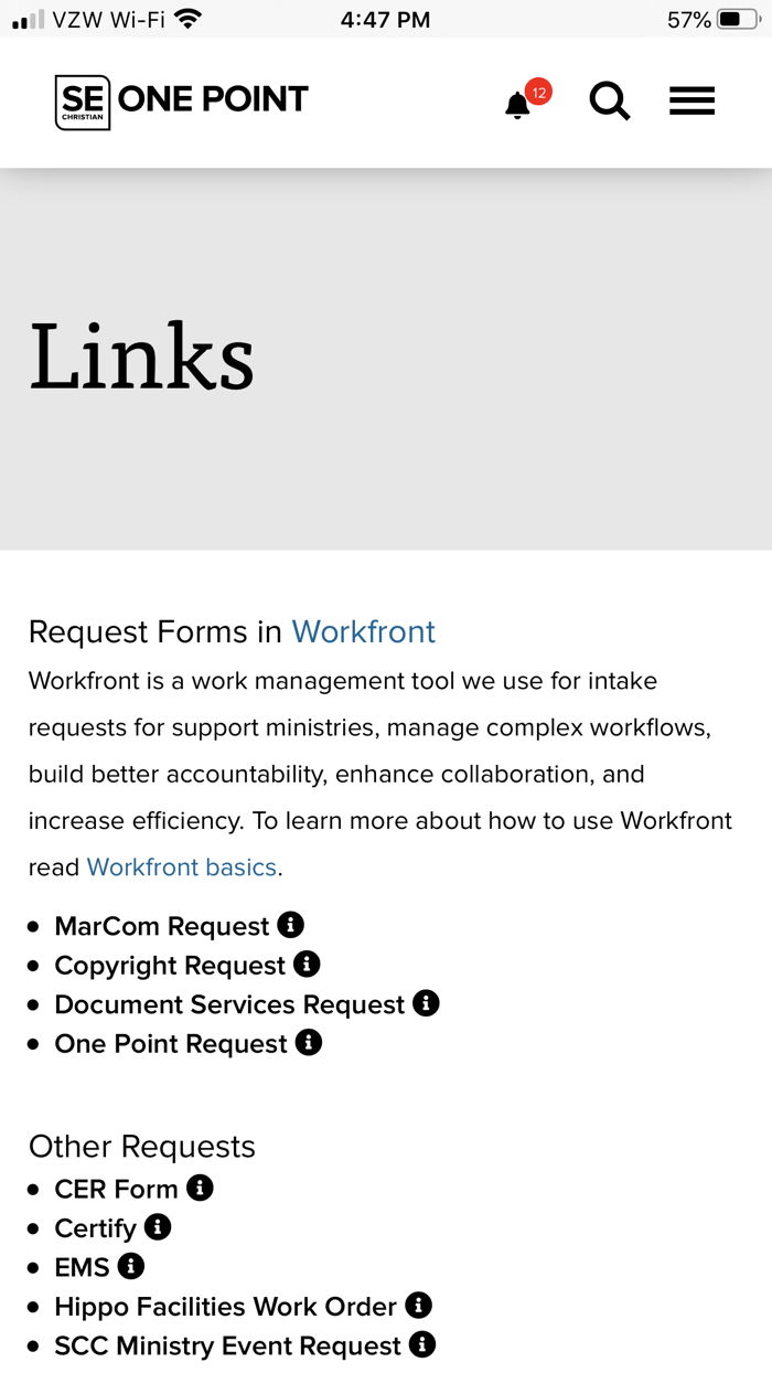 Southeast Christian OnePoint