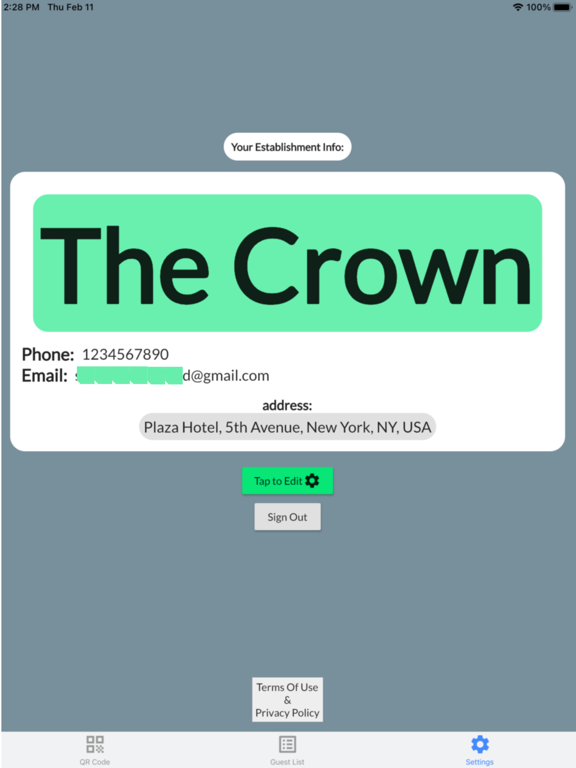 EasyTracer iPad screenshot 4 - Business app