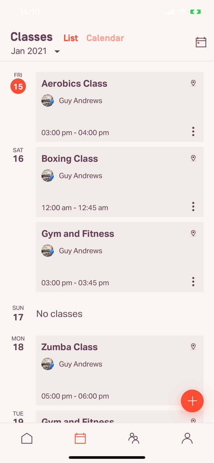 Atom Admin for Gyms and Trainers