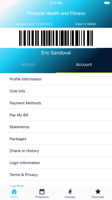 Pinnacle Health & Fitness New Screenshot