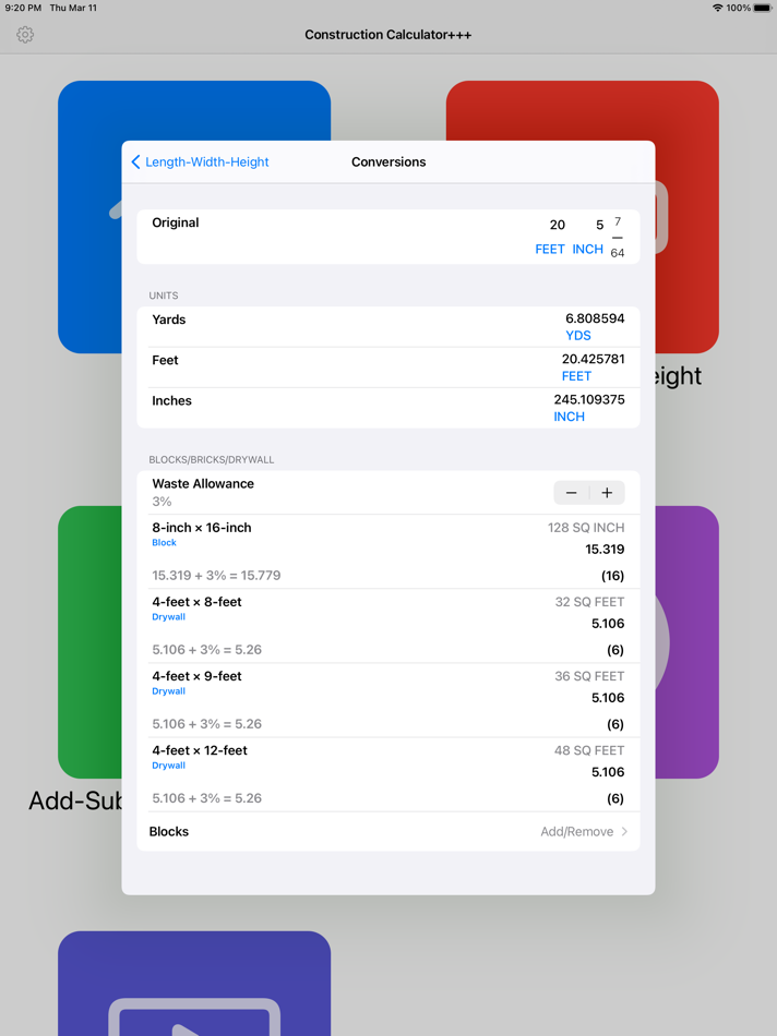 #8. Construction Calculator+++ (iOS) 由: Dogahe