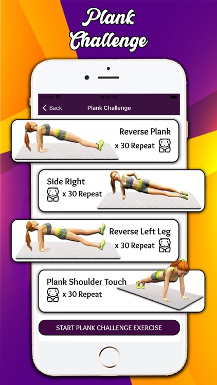 Plank Exercise at Home screenshot-4