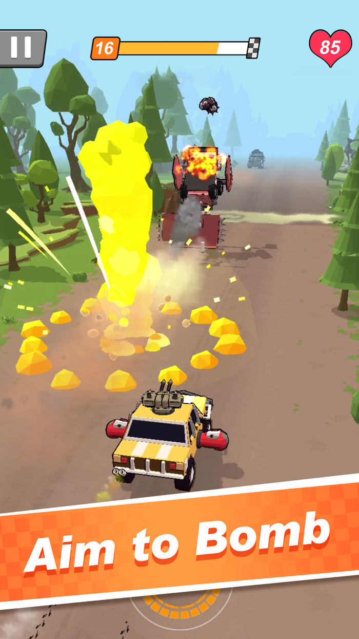 Car Rush Fighting and Racing