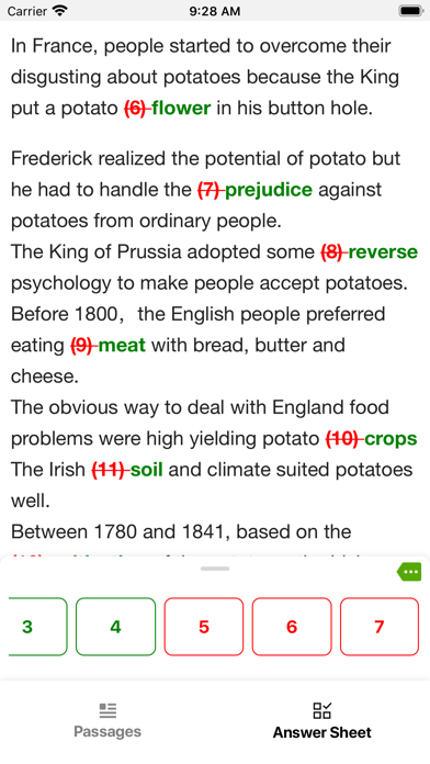 TOTAL IELTS Reading Practice Screenshot