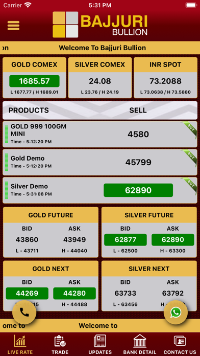 Bajjuri Bullion Screenshot
