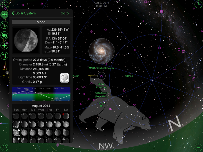 GoSkyWatch Planetarium iPad