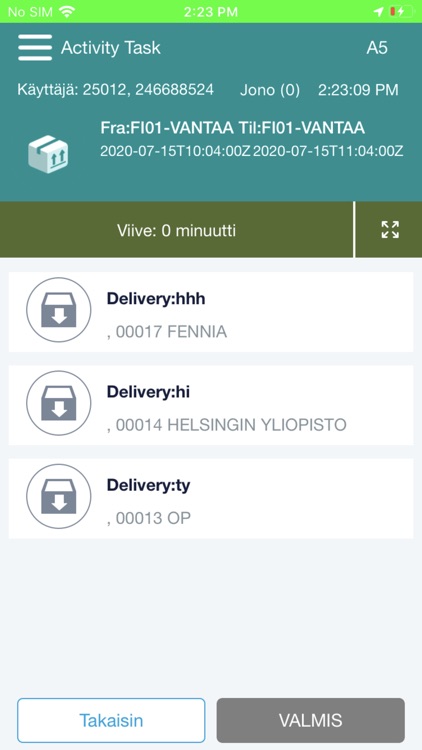 PostNord Driver App