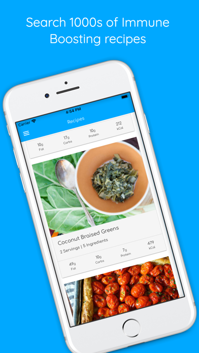 Screenshot #1 pour Immune Support Recipes