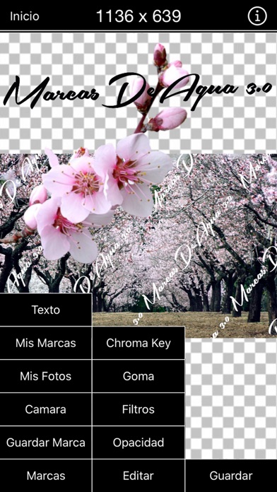 Marcas de agua Screenshot