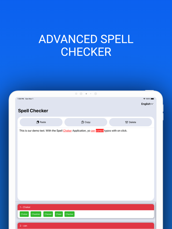 Screenshot #6 pour Spell Checker, Word correction