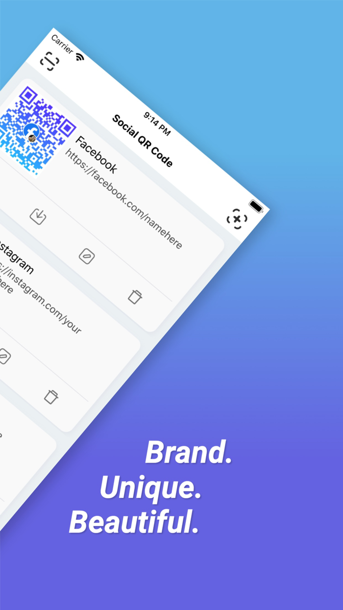 Color QR code Reader Scanner