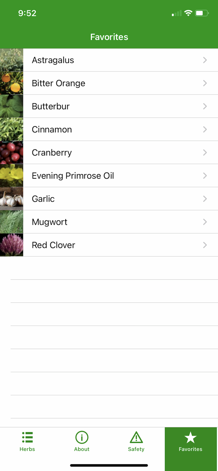 HerbList