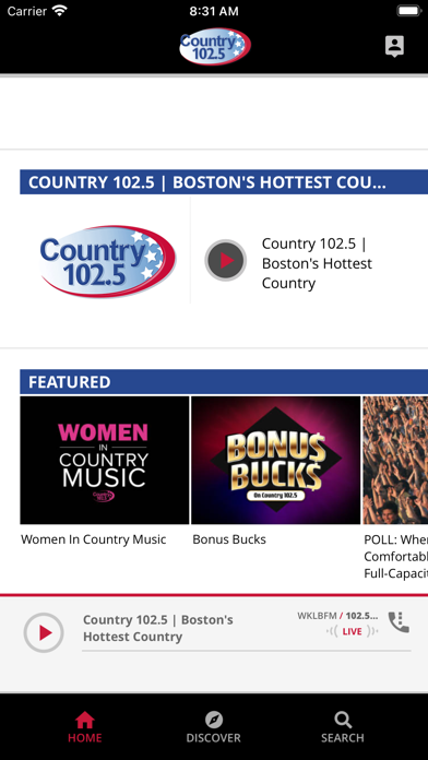 How to cancel & delete Country 102.5 - Boston from iphone & ipad 1