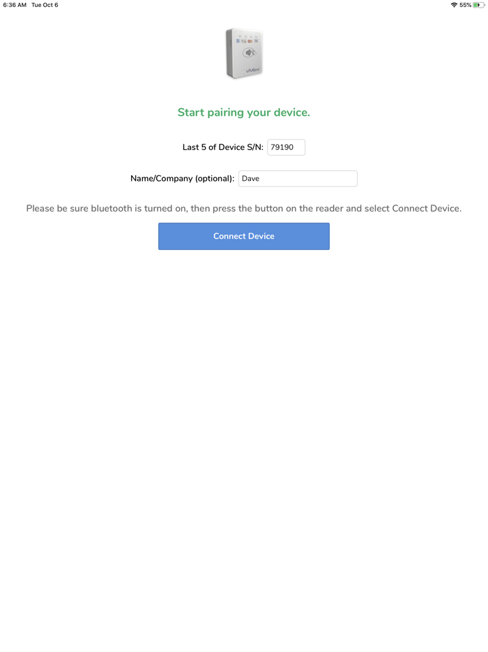 Clearent IDTech Diagnostics