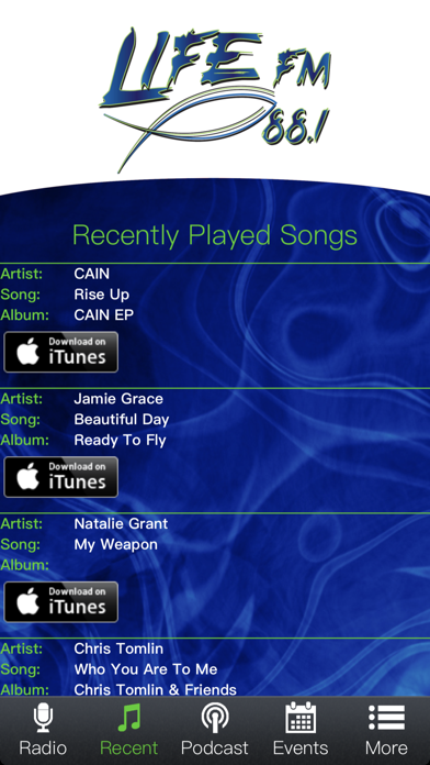 LIFE-FM Branson Screenshot