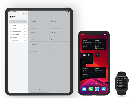 TiMe - Timer Widgets iPad screenshot 4 - Productivity app