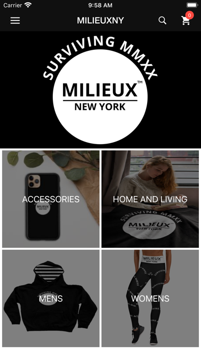 MILIEUXNY Screenshot