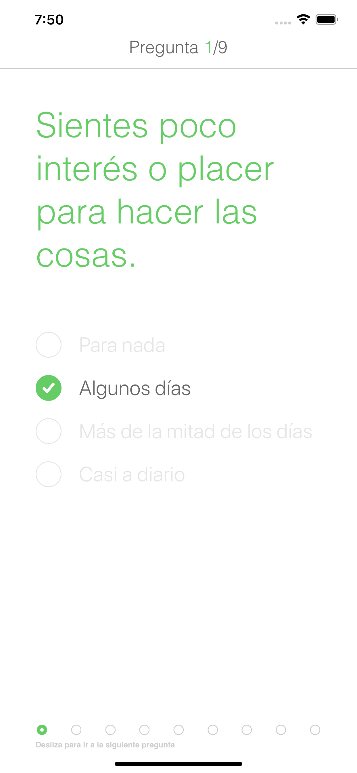 Test de Depresión