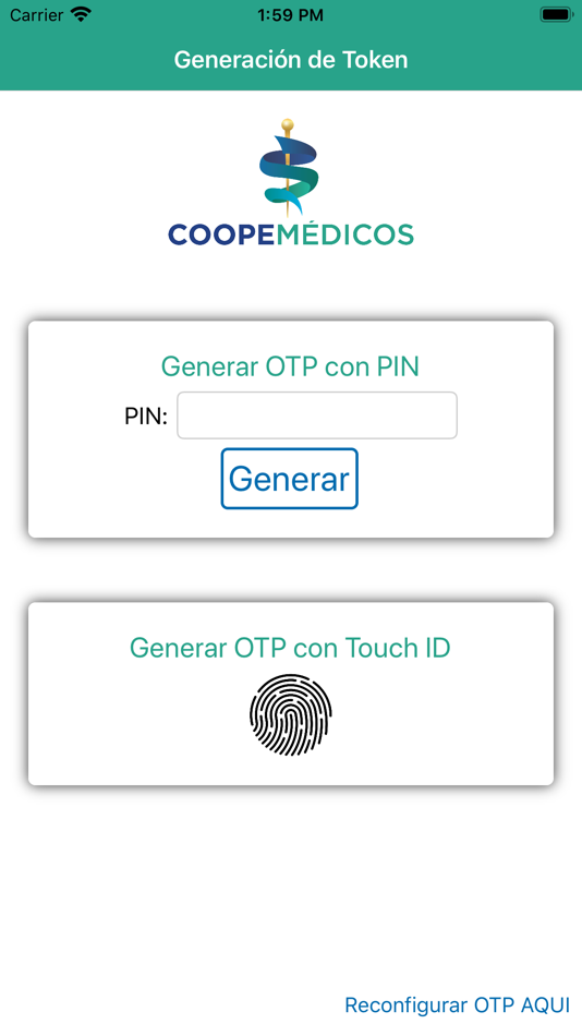 #4. Coopemédicos Token (iOS) 由: Coopemédicos