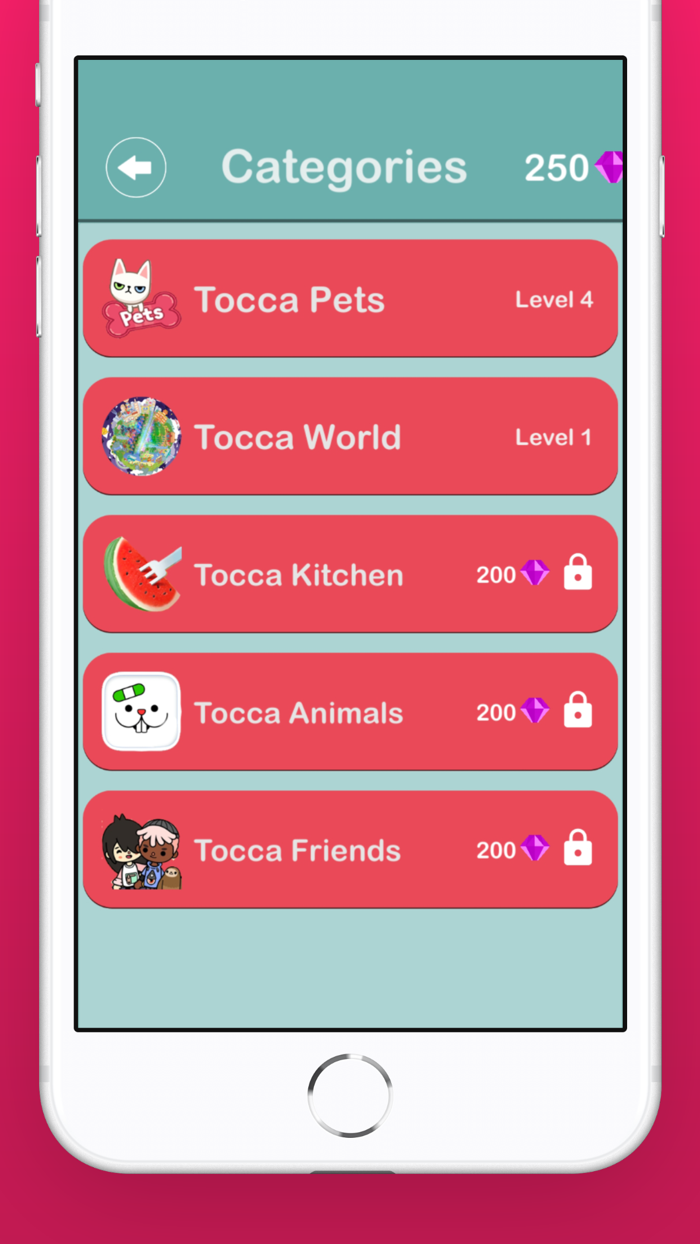 Tocca Word Quiz