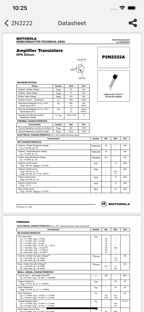 Transistors Handbook screenshot 4