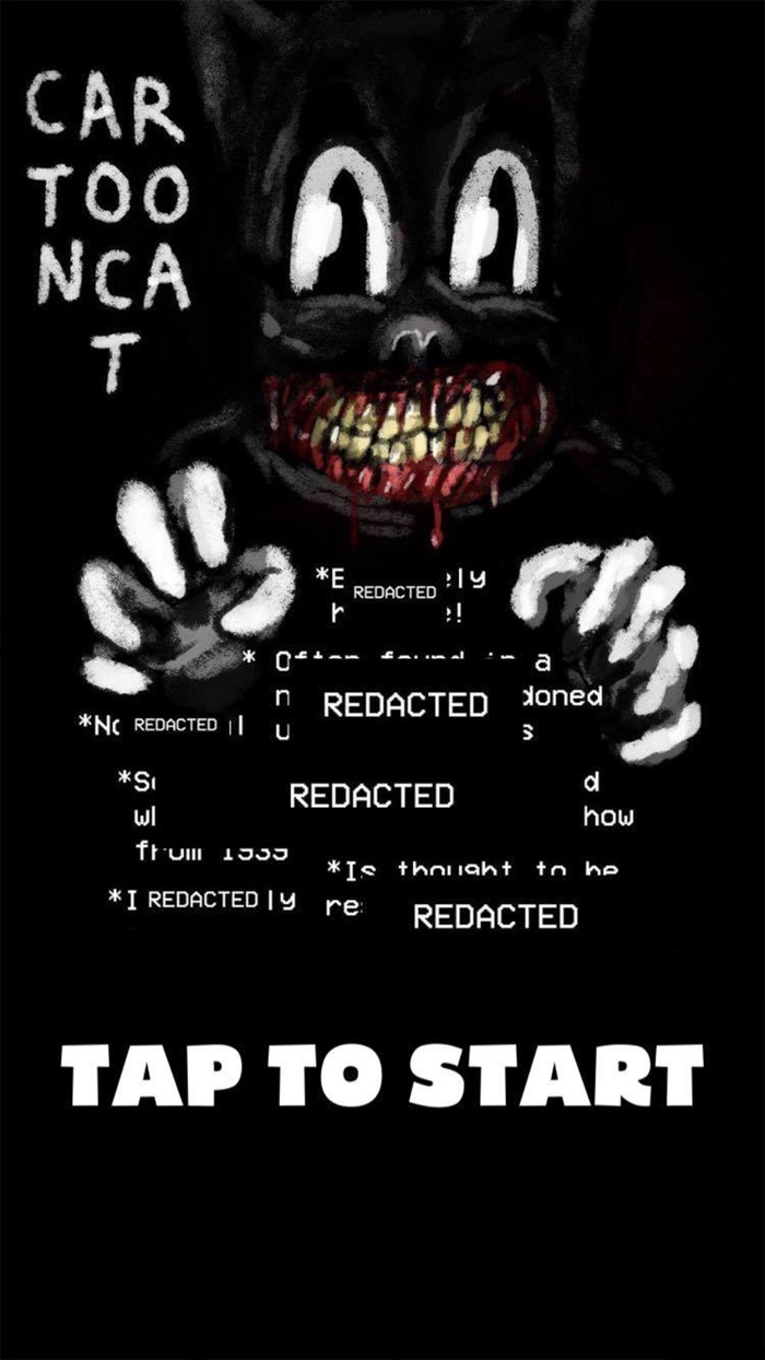 Cat Cartoon Scary Rescue