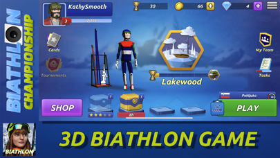 Biathlon Championship Game Screenshot