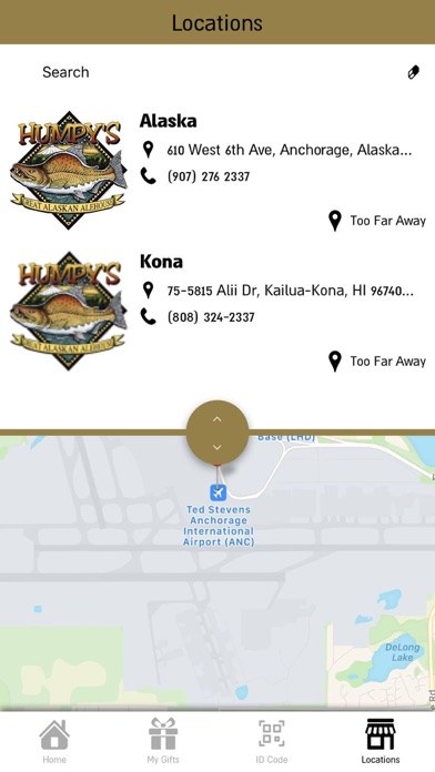 Humpy's Loyalty App Screenshot