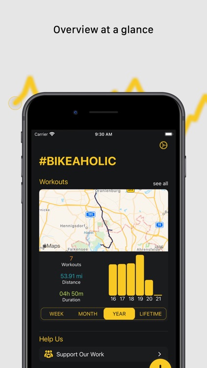 Bikeaholic - Activity tracker