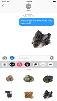 rockhoundin mineral stickers iphone screenshot 2