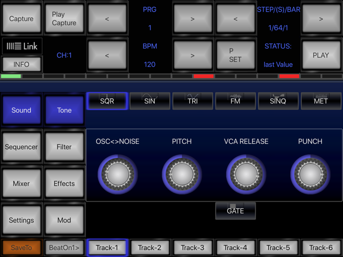 6X806 Drum Machine Synth