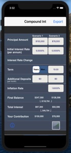 Compound Int Calculator Plus screenshot #1 for iPhone