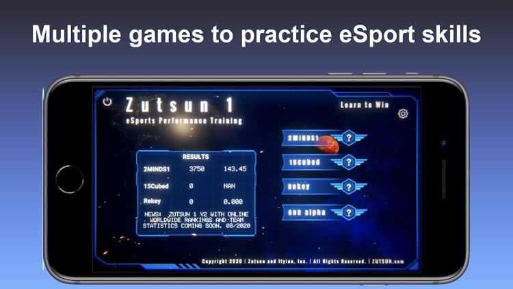 Zutsun 1 eSports Training