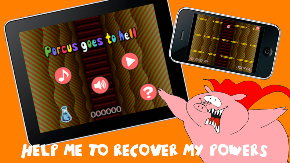 #1. Porcus goes to hell (iOS) 由: Mario Caillahuz Aramburu