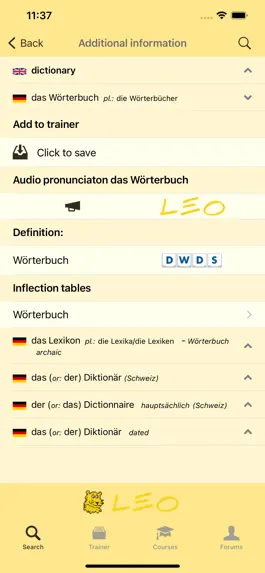Game screenshot LEO dictionary hack
