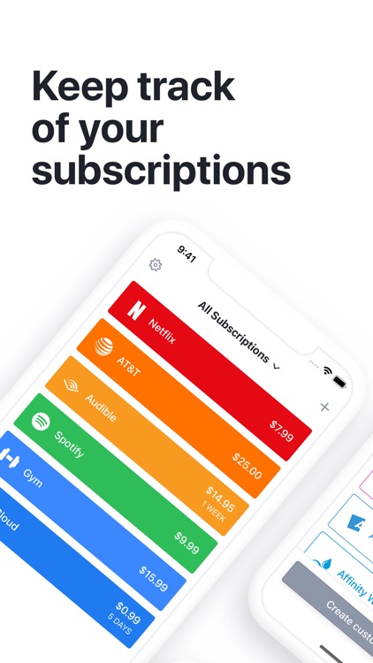 Bobby - Track subscriptions screenshot-0