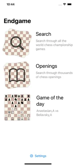 Game screenshot Endgame: Chess database apk