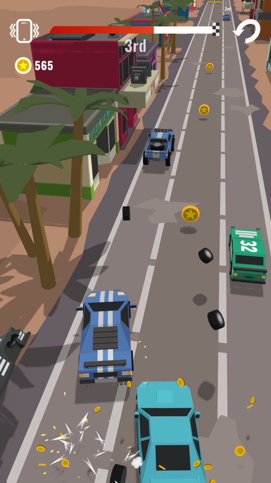 #3. Hyper Racing 3D (iOS) Podle: LIPSAR STUDIO, OOO