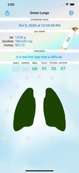 Game screenshot Green Lungs - quit smoking mod apk
