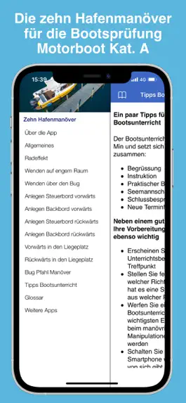 Game screenshot Zehn Hafenmanöver - Motorboot apk